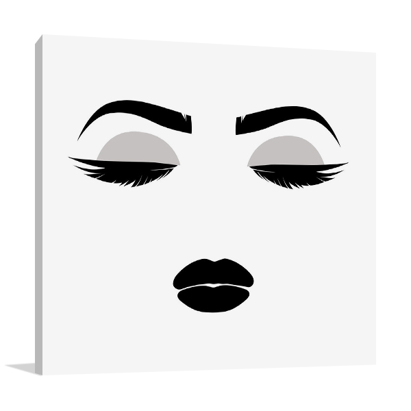 Her Face Wall Art Print