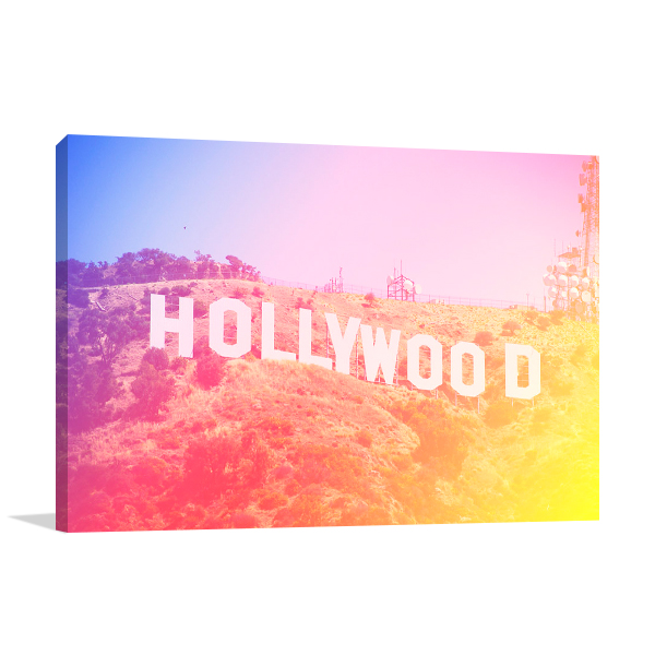 Hollywood Sign Wall Art Print