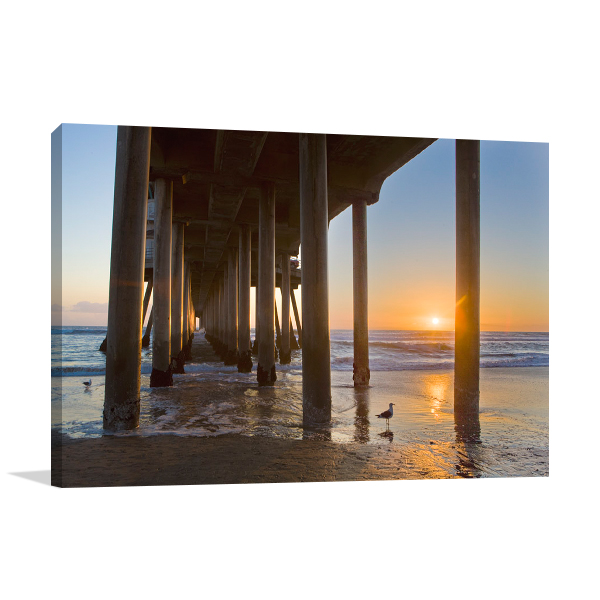 Huntington Beach Wall Art Print