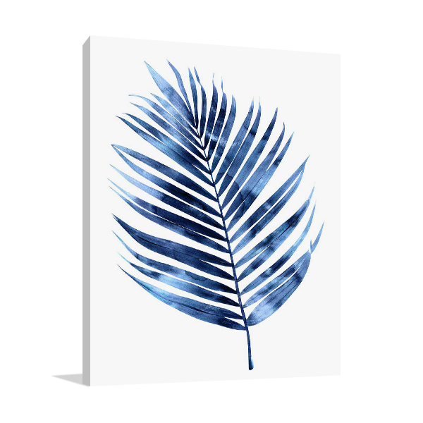 Indigo Palm I Wall Art Print