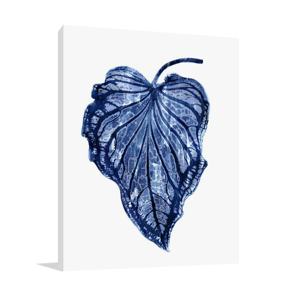 Indigo Palm III Wall Art Print