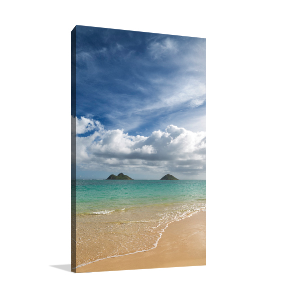 Lanikai Vertical Wall Art Print