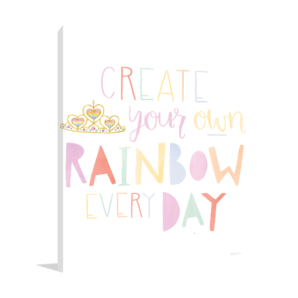 Lets Chase Rainbows III Wall Art Print