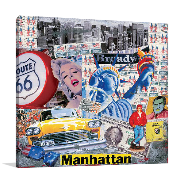 Manhattan Story Wall Art Print