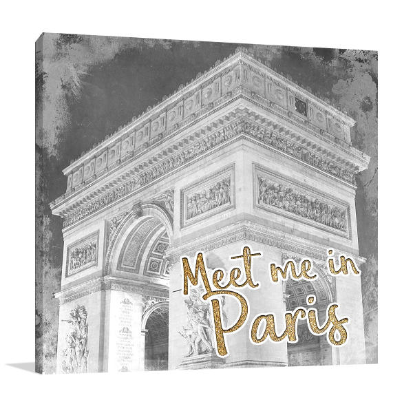 Meet Me in Paris I Wall Art Print