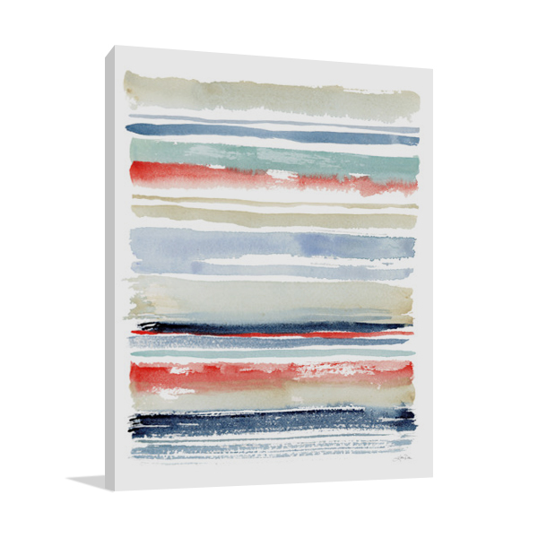 Nautical Stripes Wall Art Print