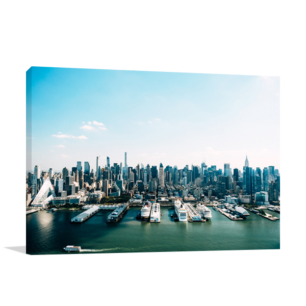 New York Hudson Wall Art Print