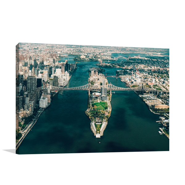 New York Roosevelt Island Wall Print