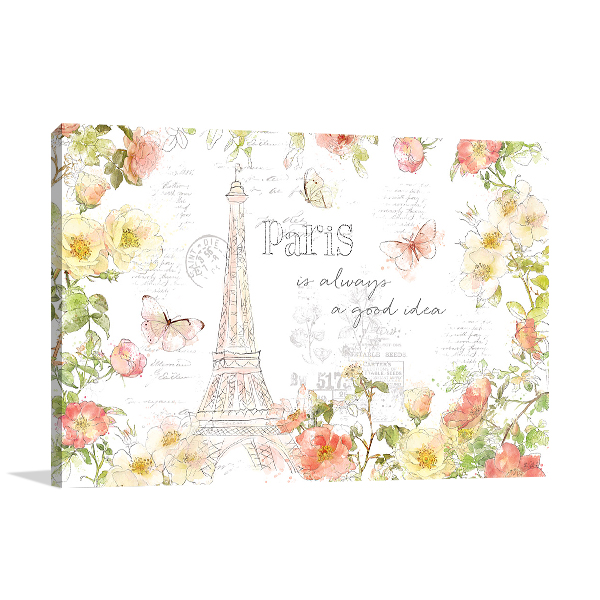 Painting Paris I Wall Art Print