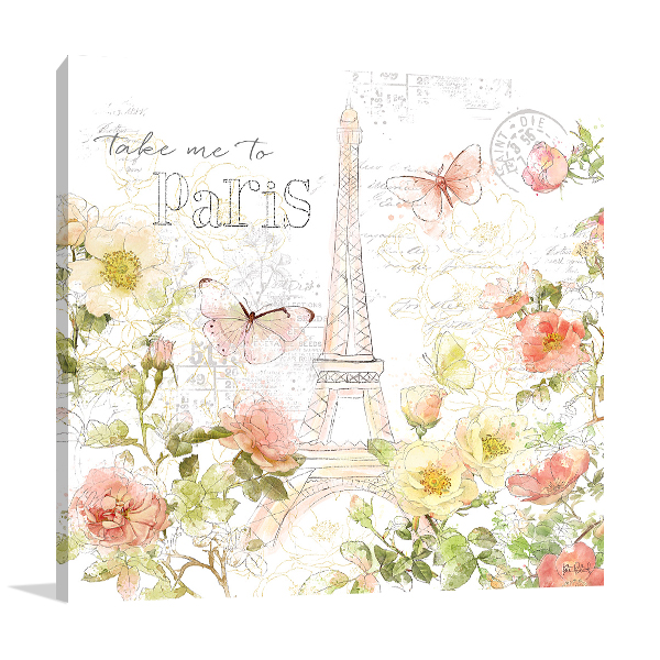 Painting Paris II Wall Art Print