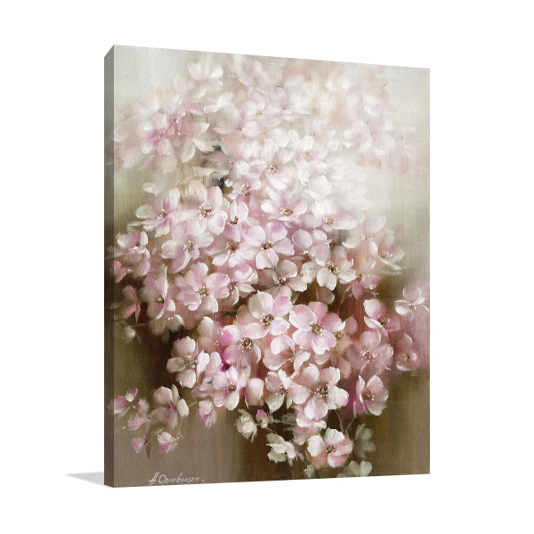 Pink Flowers Wall Art Print