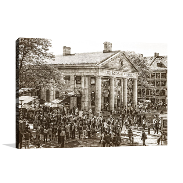 Quincy Market Wall Art Print