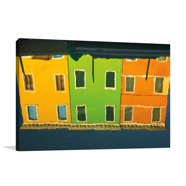 Reflections of Burano IX Wall Art Print