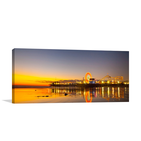 Santa Monica Pier Wall Art Print