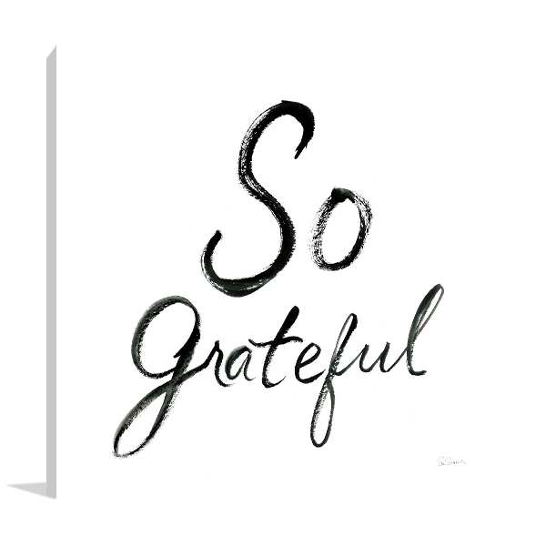 So Grateful Wall Art Print