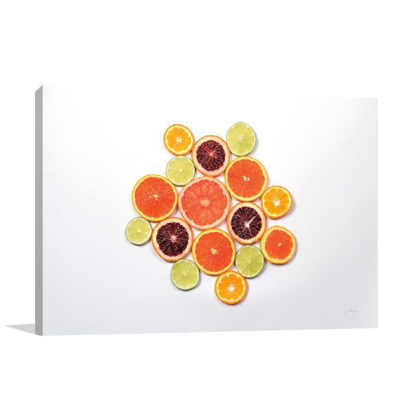 Sunny Citrus I Wall Art Print