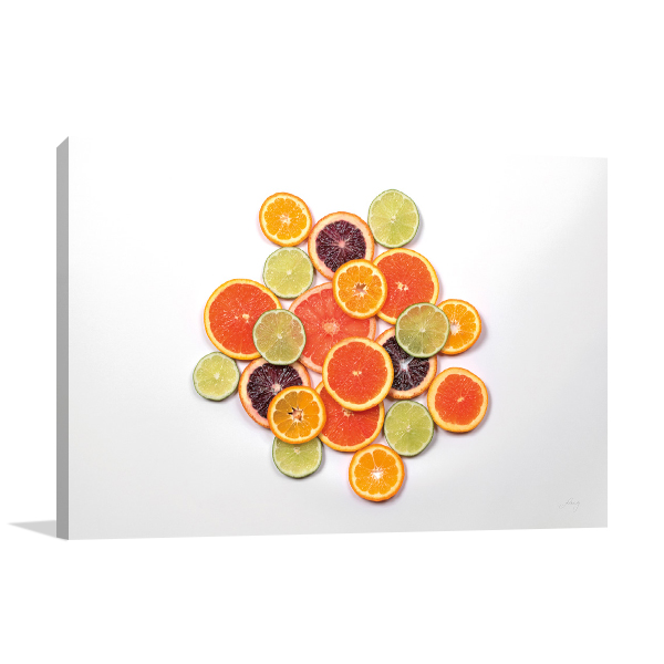 Sunny Citrus II Wall Art Print