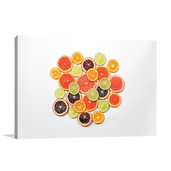 Sunny Citrus III Wall Art Print