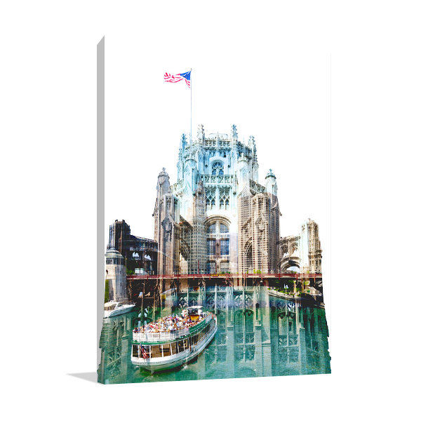 Tribune Tower Wall Art Print