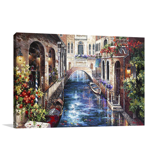 Venice Bridge Wall Art Print