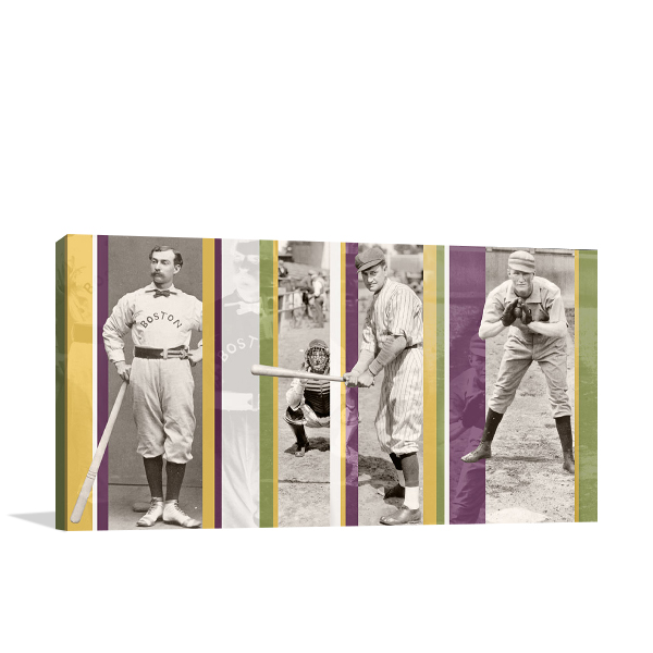 Vintage Baseball Wall Art Print