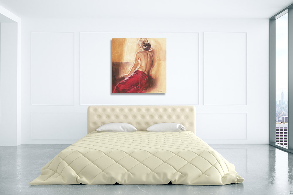 Nude Female Art Canvas Print