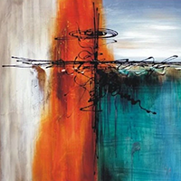 Hand Painted Abstract Oil Paintings on Canvas