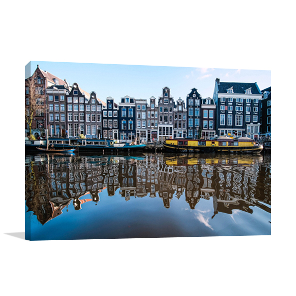 Amsterdam Canals Wall Art Print