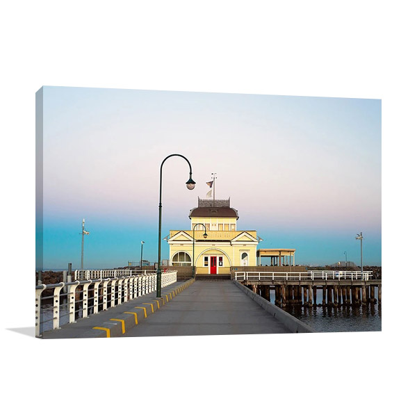 Australia St Kilda Pier Canvas Print