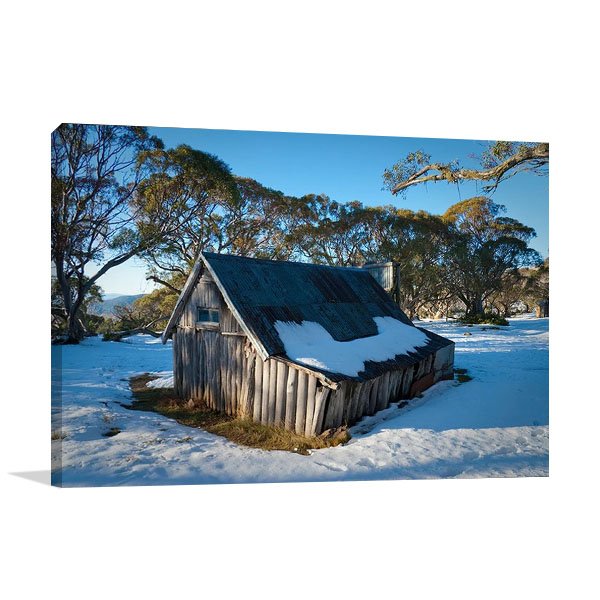 Australia Wallaces Hut Wall Canvas Print