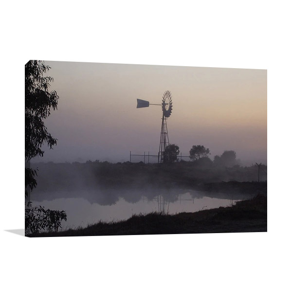 Australian Windmill Canvas Print