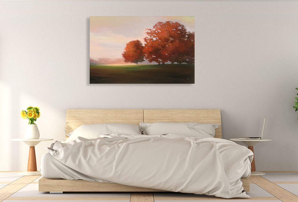 Bedroom Wall Print on Canvas