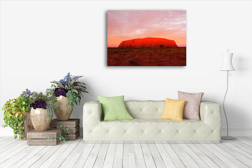 Canvas Print Red Desert Sand Australia