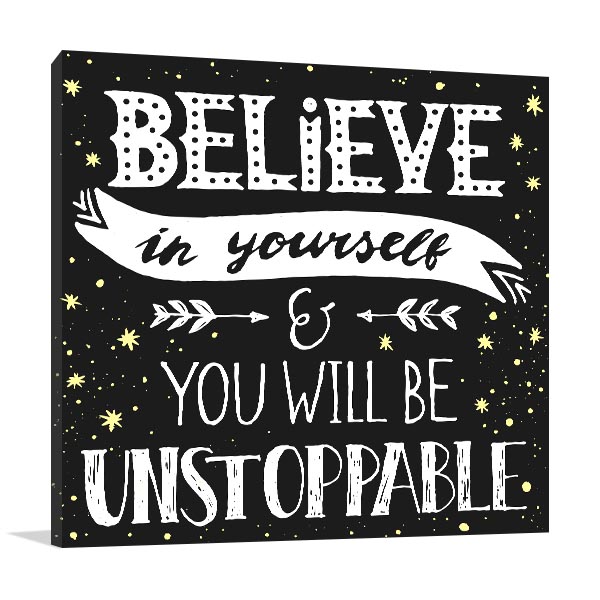Be Unstoppable Canvas Art