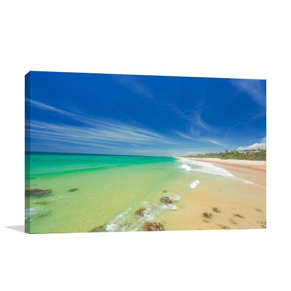 Beach Australia Sunshine Coast Canvas Art