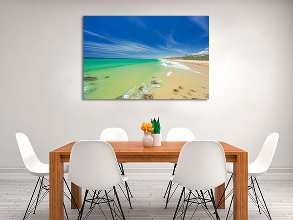 Beach Australia Sunshine Coast Canvas Prints