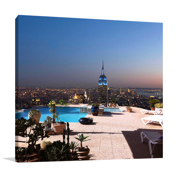 Beautiful View of New York Wall Art Print