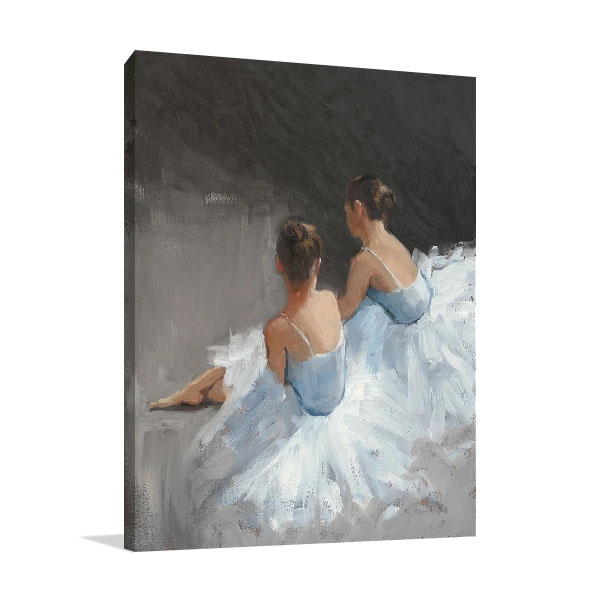 Ballerina Dancers I Canvas Print