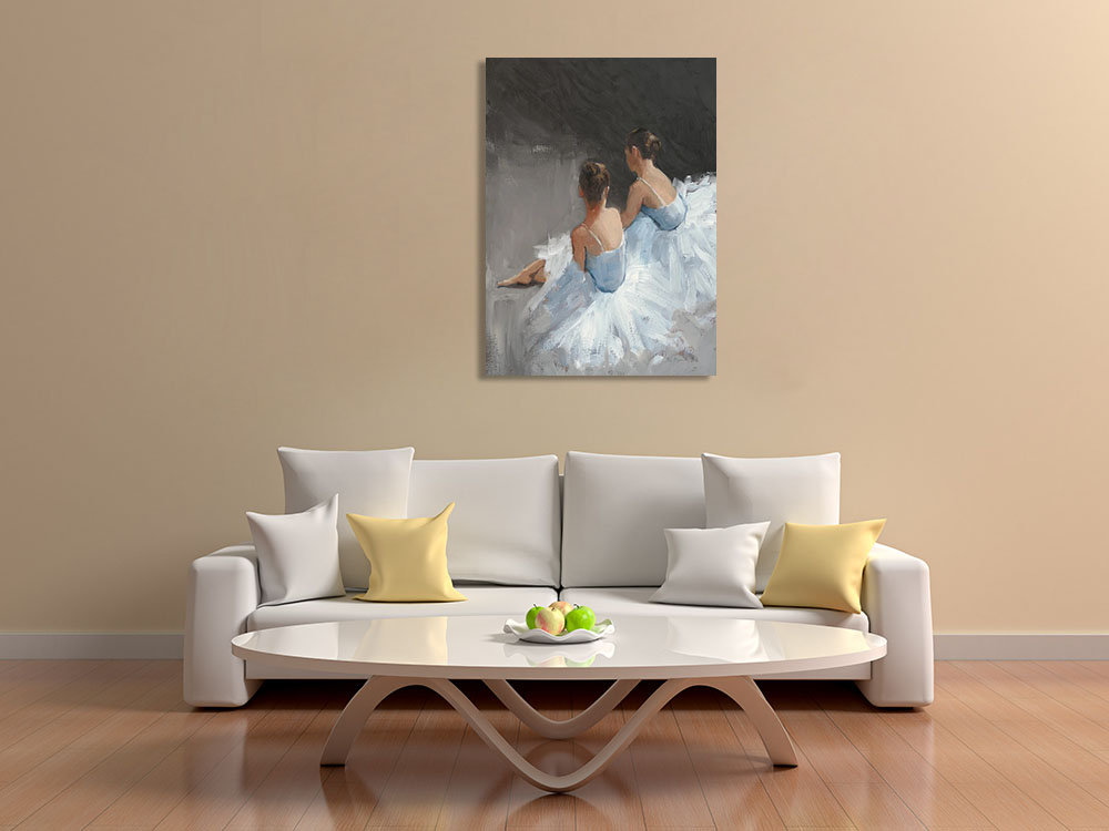 Figurative Dance Prints Wall Print