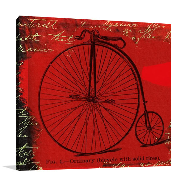 Bicycle II Canvas Print | Andrew Cotton