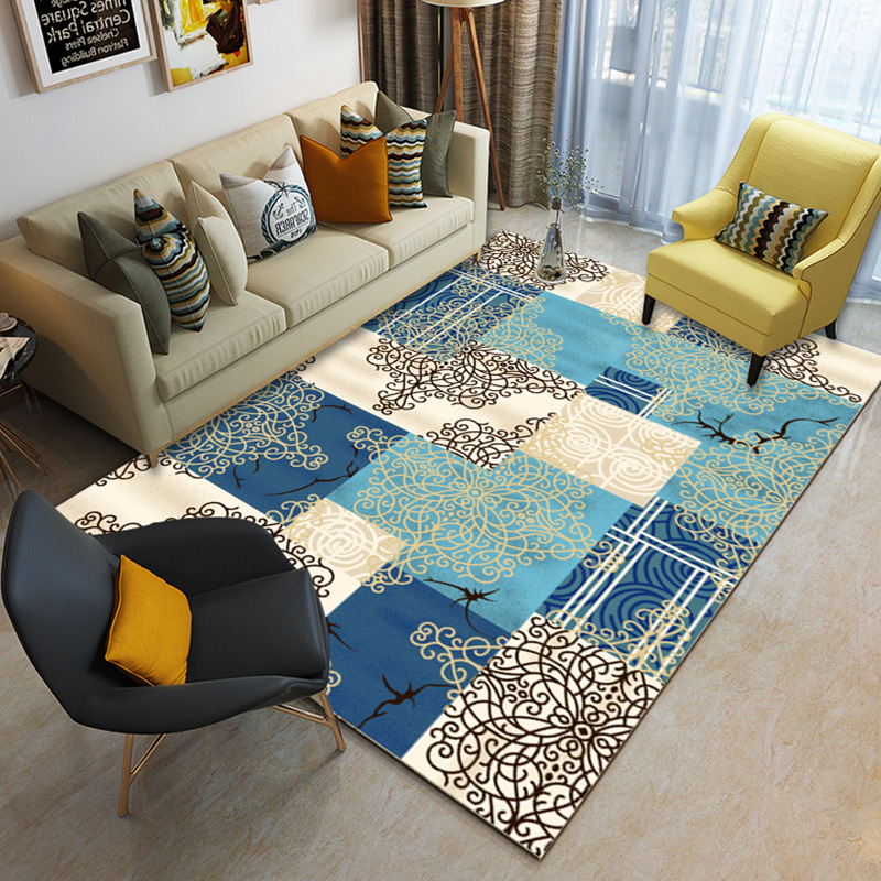 Shop Online Blue Beige Nordic Modern Rugs Perth Adelaide