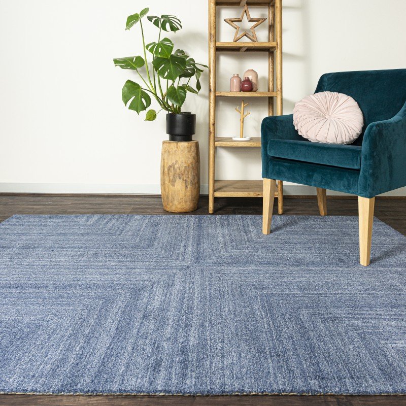 Blue Nordic Contemporary Rugs