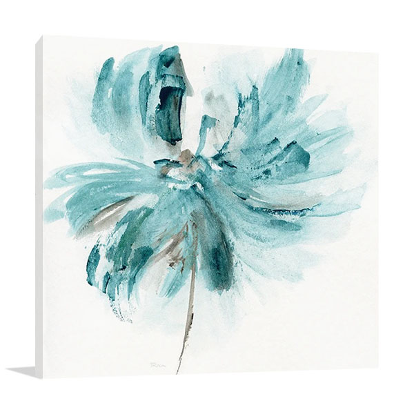 Blue Dance I Print Canvas | Katrina Craven