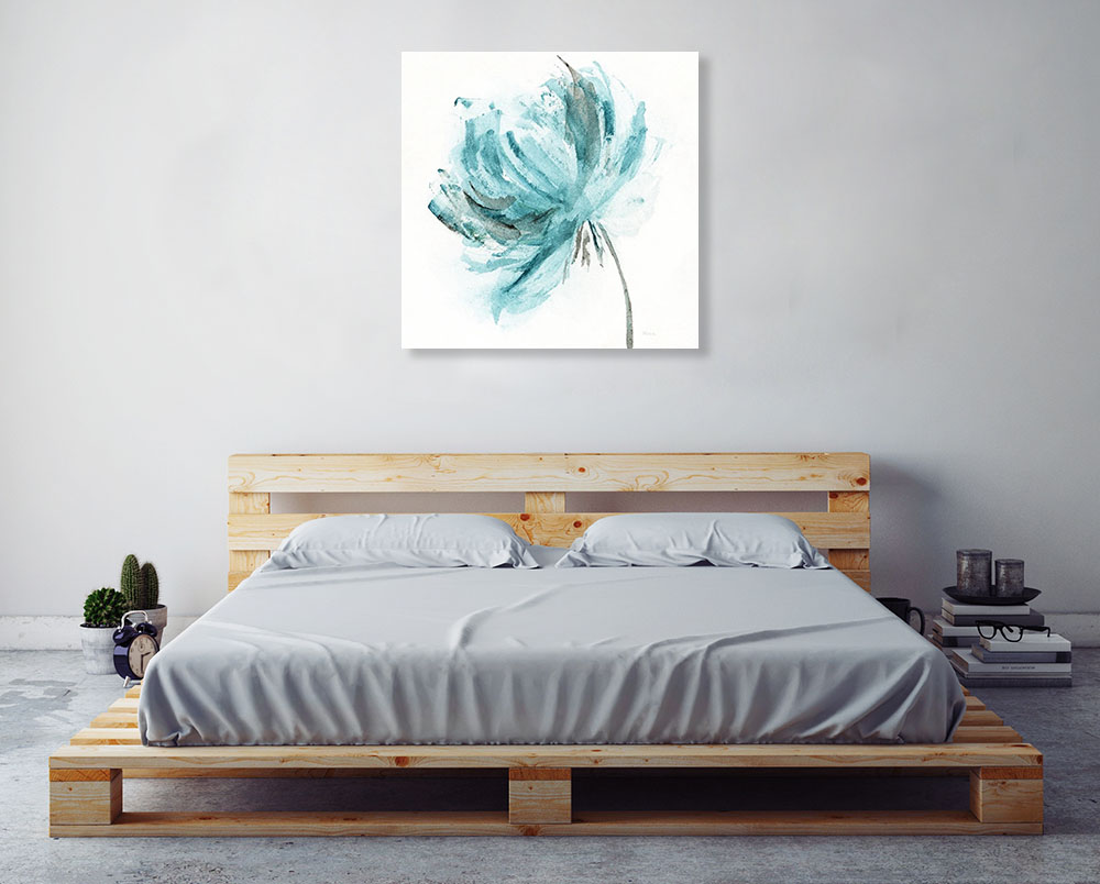 Floral Contemporary Print on Canvas