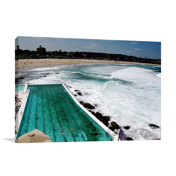 Australia Bondi Beach Wall Canvas Print