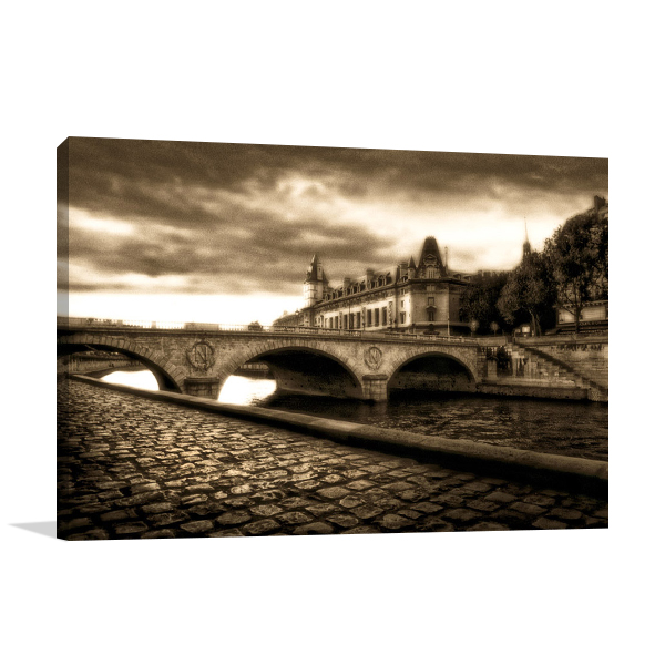 Bridge on The Seine Wall Art Print