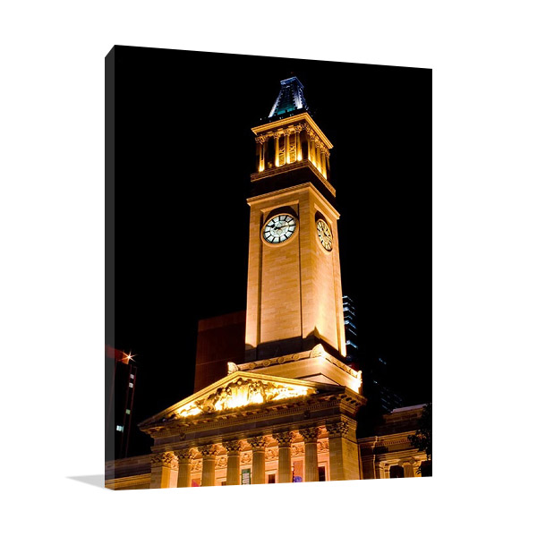 Canvas Print | Brisbane City Hall Tower