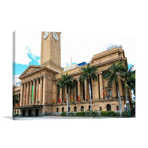Brisbane City Hall Wall Canvas Print
