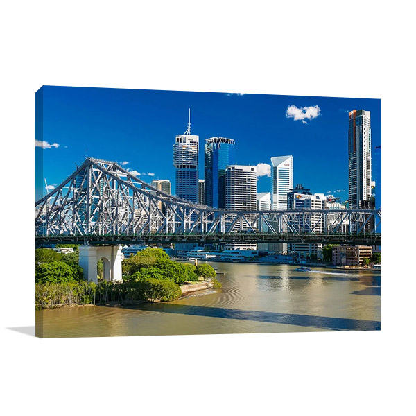 Brisbane Story Bridge Canvas Art Print