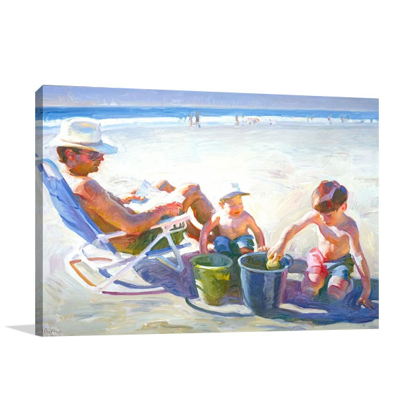 Brothers Wall Canvas Print | Asaro